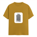 Female Classic Crew T-Shirt | Women's Regular Fit | 180 GSM Bio-Washed Cotton | Double Stitched, Pre-Shrunk | Personalized | DTG | Typographic | Design | Everyday | Confident - front - Mustard Yellow - mockup 1