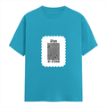 Female Classic Crew T-Shirt | Women's Regular Fit | 180 GSM Bio-Washed Cotton | Double Stitched, Pre-Shrunk | Personalized | DTG | Typographic | Design | Everyday | Confident - front - SkyBlue - mockup 1