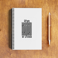 NotePad | A5 Size | Digital Print | 120 Pages | Unisex | Personalized | Typographic | Design | Everyday | Confident