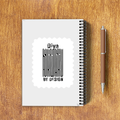 NotePad | A5 Size | Digital Print | 120 Pages | Unisex | Personalized | Typographic | Design | Everyday | Confident - back - White - mockup 2