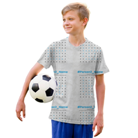 Kids Sports T-Shirt | Unisex Fit | 170 GSM Polyester | Sublimation Printed | Breathable & Fade-Proof | Boys & Girls | Personalized | Playful | Puzzles | Games