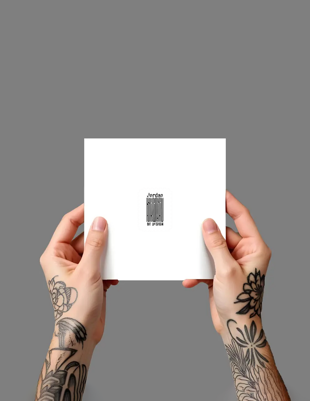 Temporary Tattoos | Unisex | 175g Transfer Sheet | Skin-Friendly, Easy Apply & Remove | All Ages | Personalized | Bold Typography | Identity | Everyday | Assertive - front_2.5x2.5 In - 2.5x2.5 In - mockup 1