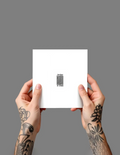 Temporary Tattoos | Unisex | 175g Transfer Sheet | Skin-Friendly, Easy Apply & Remove | All Ages | Personalized | Bold Typography | Identity | Everyday | Assertive - front_2.5x7 In - 2.5x7 In - mockup 3