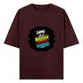 Oversized Classic T-Shirt | Unisex Fit | 100% Super-Combed Cotton | Pre-Shrunk, Double-Stitched | Adults | Personalized | DTF | Brush Stroke | Inner Strength | Overcoming Challenges | Everyday | Empowering - front - Maroon - mockup 1