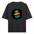Oversized Classic T-Shirt | Unisex Fit | 100% Super-Combed Cotton | Pre-Shrunk, Double-Stitched | Adults | Personalized | DTF | Brush Stroke | Inner Strength | Overcoming Challenges | Everyday | Empowering - back - Black - mockup 2