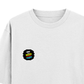 Oversized Classic T-Shirt | Unisex Fit | 100% Super-Combed Cotton | Pre-Shrunk, Double-Stitched | Adults | Personalized | DTF | Brush Stroke | Inner Strength | Overcoming Challenges | Everyday | Empowering - left pocket - White - mockup 3