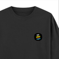 Oversized Classic T-Shirt | Unisex Fit | 100% Super-Combed Cotton | Pre-Shrunk, Double-Stitched | Adults | Personalized | DTF | Brush Stroke | Inner Strength | Overcoming Challenges | Everyday | Empowering - right pocket - Black - mockup 4