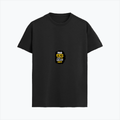 Supima T-Shirt | Unisex Regular Fit, All Ages | 100% Supima Cotton, DTG Printed | Pre-shrunk, Bio-washed, Soft Feel | Unisex | Personalized | DTG | Bold | Individuality | Self-identity | Everyday | Confident | Not Wrong, Just Different - front - Black - mockup 1