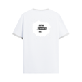 Ringer T-shirt | Unisex Regular Fit | 100% Cotton DTF/DTG | Contrast Rib Neck Bio Washed Pre-Shrunk | Adults | Personalized | DTF | Typographic | Identity | Everyday | Assertive | The Favorite One - back - White Black - mockup 2