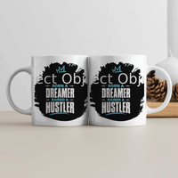 White Coffee Mug | 11 oz Unisex | Premium Ceramic Sublimation | Fade-Proof Glossy Finish | For Him & Her | Personalized | Grunge | Self-reliance | Ambition | Everyday | Empowering