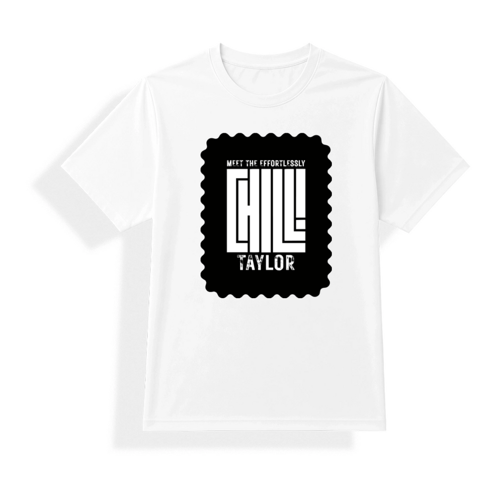 Unisex Jersey T-Shirt (Sublimation) | Personalized | Sublimation | Modern | Self-description | Everyday | Relaxed | Effortless Attitude - front - mockup 1