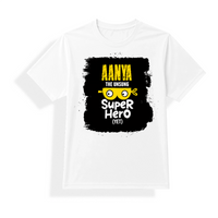 Unisex Dry Fit T-Shirt | Regular Fit Activewear | Micro Polyester Sublimation Ready | Quick-Dry Wrinkle Resistant | Personalized | Sublimation | Graphic | Superheroes | Birthday | Playful | Unsung Superhero