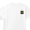Unisex Dry Fit T-Shirt | Regular Fit Activewear | Micro Polyester Sublimation Ready | Quick-Dry Wrinkle Resistant | Personalized | Sublimation | Playful | Superheroes | Everyday | Humorous | Unsung Superhero - left pocket - mockup 3