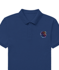 Male Polo Shirt | Regular Fit | 220 GSM Bio-Washed Cotton Blend | Double Stitched & Pre-Shrunk | Men's | Personalized | DTF | Stamp Effect | Originality | Everyday | Confident | 100% Original - left pocket - Royal Blue - mockup 2