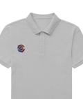 Male Polo Shirt | Regular Fit | 220 GSM Bio-Washed Cotton Blend | Double Stitched & Pre-Shrunk | Men's | Personalized | DTF | Stamp Effect | Originality | Everyday | Confident | 100% Original - right pocket - Grey Melange - mockup 3