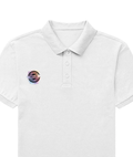 Male Polo Shirt | Regular Fit | 220 GSM Bio-Washed Cotton Blend | Double Stitched & Pre-Shrunk | Men's | Personalized | DTF | Stamp Effect | Originality | Everyday | Confident | 100% Original - right pocket - White - mockup 3