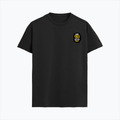 Supima T-Shirt | Unisex Regular Fit | 100% Supima Cotton | DTF Print | Pre-Shrunk | Soft Feel | Adults | Personalized | DTF | Grunge | Identity | Self-worth | Everyday | Assertive | Alag Hain, Galat Nahi - left pocket - Black - mockup 3