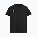 Supima T-Shirt | Unisex Regular Fit | 100% Supima Cotton | DTF Print | Pre-Shrunk | Soft Feel | Adults | Personalized | DTF | Grunge | Identity | Self-worth | Everyday | Assertive | Alag Hain, Galat Nahi - right pocket - Black - mockup 4