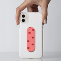 Phone Grip Holder | Universal Fit | Durable Material | UV Printed | Secure Grip & Media Stand | Unisex | Personalized | Grunge | Rebellion | Individuality | Everyday | Assertive | Assertive Rebelliongfbgf - front - White - mockup 1