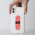 Phone Grip Holder | Universal Fit | Durable Material | UV Printed | Secure Grip & Media Stand | Unisex | Personalized | Bold | Non-conformity | Everyday | Energetic - front - White - mockup 1