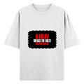 Oversized Standard T-Shirt | Unisex Relaxed Fit | 100% Super Combed Cotton DTG | Soft, Breathable & Durable | Adult | Personalized | DTG | Bold | Rebellion | Family Roles (son) | Everyday | Assertive - front - White - mockup 1