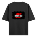 Oversized Standard T-Shirt | Unisex Relaxed Fit | 100% Super Combed Cotton DTG | Soft, Breathable & Durable | Adult | Personalized | DTG | Bold | Rebellion | Family Roles (son) | Everyday | Assertive - back - Black - mockup 2