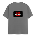 Classic Crew T-Shirt | Men's Regular Fit | 180 GSM Bio-Washed Cotton | DTG Print Ready | Double-Stitched & Ribbed Neck | Personalized | DTG | Bold | Rebellion | Family Roles (son) | Everyday | Assertive - back - Charcoal Melange - mockup 2
