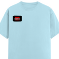 Classic Crew T-Shirt | Men's Regular Fit | 180 GSM Bio-Washed Cotton | DTG Print Ready | Double-Stitched & Ribbed Neck | Personalized | DTG | Bold | Rebellion | Family Roles (son) | Everyday | Assertive - right pocket - Baby Blue - mockup 4