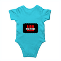Rompers | Regular Fit Baby & Toddler | Bio-Washed Cotton | Double Stitched, Pre-Shrunk | Unisex | Personalized | DTG | Bold | Rebellion | Family Roles (son) | Everyday | Assertive - back - SkyBlue - mockup 2