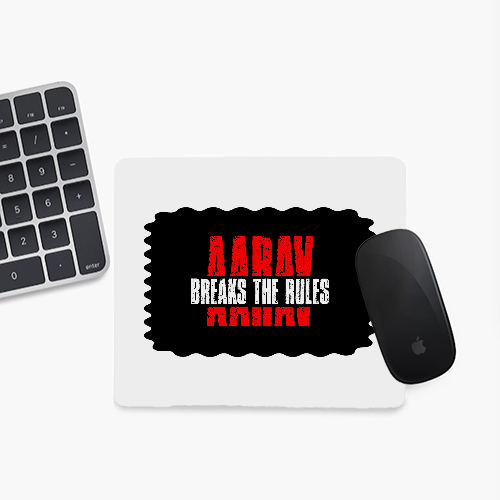 Mouse Pad | Unisex Adults | Sublimation Print | 3mm Thick, Skid-Proof, Fade-Proof | Personalized | Bold | Rebellion | Family Roles (son) | Everyday | Assertive