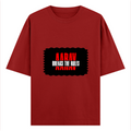Oversized Classic T-Shirt | Unisex Oversized Fit | 100% Super-Combed Cotton | Pre-Shrunk & Ribbed Neck | Adults | Personalized | DTG | Bold | Rebellion | Family Roles (son) | Everyday | Assertive - front - Red - mockup 1