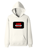 Pullover Hoodie | Unisex | DTG Tri-layer Fabric | Ribbed Cuff & Hem, Regular Fit | Personalized | DTG | Bold | Rebellion | Family Roles (son) | Everyday | Assertive - front - Off White - mockup 1