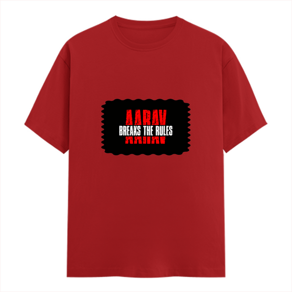Men's Classic Crew T-Shirt | Regular Fit | 180 GSM Bio-Washed Cotton | DTF Print Ready | Pre-Shrunk, Durable | Personalized | DTF | Bold | Rebellion | Family Roles (son) | Everyday | Assertive