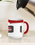 Magic Coffee Mug | 11 oz | Ceramic | Heat-Activated Design Reveal | Unisex | Personalized | Bold | Rebellion | Family Roles (son) | Everyday | Assertive - front_11oz Red - 11oz Red - mockup 1