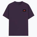 Basic T-Shirt | Unisex Fit | Poly-Cotton Blend | Bio & Silicon Washed | Durable Lycra Rib Neck | Adults | Personalized | DTG | Bold | Rebellion | Family Roles (son) | Everyday | Assertive - left pocket - Purple melange - mockup 3