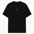 Basic T-Shirt | Unisex Fit XS-2XL | Poly-Cotton Blend Soft Finish | Durable Stitching Lycra Rib Neck | Adults | Personalized | DTG | Bold | Rebellion | Family Roles (son) | Everyday | Assertive - front - Black - mockup 1