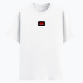 Basic T-Shirt | Unisex Fit XS-2XL | Poly-Cotton Blend Soft Finish | Durable Stitching Lycra Rib Neck | Adults | Personalized | DTG | Bold | Rebellion | Family Roles (son) | Everyday | Assertive - front - White - mockup 1