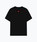 Basic T-Shirt | Unisex Fit XS-2XL | Poly-Cotton Blend Soft Finish | Durable Stitching Lycra Rib Neck | Adults | Personalized | DTG | Bold | Rebellion | Family Roles (son) | Everyday | Assertive - back - Black - mockup 2