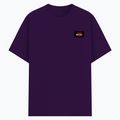 Basic T-Shirt | Unisex Fit XS-2XL | Poly-Cotton Blend Soft Finish | Durable Stitching Lycra Rib Neck | Adults | Personalized | DTG | Bold | Rebellion | Family Roles (son) | Everyday | Assertive - left pocket - Purple - mockup 3