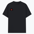 Basic T-Shirt | Unisex Fit XS-2XL | Poly-Cotton Blend Soft Finish | Durable Stitching Lycra Rib Neck | Adults | Personalized | DTG | Bold | Rebellion | Family Roles (son) | Everyday | Assertive - right pocket - Black melange - mockup 4