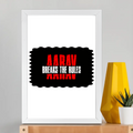 Framed Poster | Multiple Sizes & Frame Colors | 300 GSM Art Paper, Laminated | Fade-Proof Digital Print, Mounting Kit Included | Unisex | Personalized | Bold | Rebellion | Family Roles (son) | Everyday | Assertive - front_A3 Frame Poster - A3 Frame Poster - mockup 12