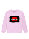 Oversized Sweatshirt | Relaxed Fit, Drop Shoulder, Unisex | 400 GSM Cotton Blend | Pre-Shrunk, Bio-Washed | Personalized | DTG | Bold | Rebellion | Family Roles (son) | Everyday | Assertive - front - Light Baby Pink - mockup 1