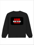 Oversized Sweatshirt | Relaxed Fit, Drop Shoulder, Unisex | 400 GSM Cotton Blend | Pre-Shrunk, Bio-Washed | Personalized | DTG | Bold | Rebellion | Family Roles (son) | Everyday | Assertive - back - Black - mockup 2