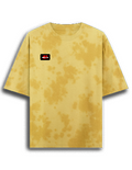 Tie Dye Oversized T-Shirt | Unisex Relaxed Fit | 90% Cotton Blend | Drop Shoulder, Bio-Washed | Adults | Personalized | DTG | Bold | Rebellion | Family Roles (son) | Everyday | Assertive - right pocket - mockup 4