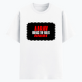 Cotton Stretch T-Shirt | Unisex Fit | 95% Cotton 5% Spandex Blend | Stretchable, Breathable | Adults | Personalized | DTG | Bold | Rebellion | Family Roles (son) | Everyday | Assertive - DTG Print - front - White - mockup 1