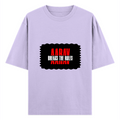 Oversized Classic T-Shirt | Unisex Oversized Fit | 100% Super-Combed Cotton, 240 GSM | Pre-Shrunk, Double-Stitched | Unisex | Personalized | DTG | Bold | Rebellion | Family Roles (son) | Everyday | Assertive - front - Lavender - mockup 1