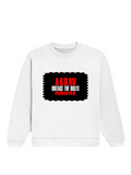Oversized Sweatshirt | Relaxed Fit Unisex | 400 GSM Cotton Blend | Pre-Shrunk, Drop Shoulder Design | Personalized | DTG | Bold | Rebellion | Family Roles (son) | Everyday | Assertive - front - White - mockup 1