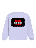 Oversized Sweatshirt | Relaxed Fit Unisex | 400 GSM Cotton Blend | Pre-Shrunk, Drop Shoulder Design | Personalized | DTG | Bold | Rebellion | Family Roles (son) | Everyday | Assertive - back - Lavender - mockup 2
