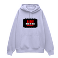 Oversized Hoodie | Relaxed Fit Unisex | 400 GSM Cotton Blend | Pre-Shrunk Drop Shoulder | Adults | Personalized | DTG | Bold | Rebellion | Family Roles (son) | Everyday | Assertive - front - Lavender - mockup 1