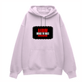 Oversized Hoodie | Relaxed Fit | Unisex | 400 GSM Cotton Blend | Pre-Shrunk Drop Shoulder | Adults | Personalized | DTG | Bold | Rebellion | Family Roles (son) | Everyday | Assertive - front - Light Baby Pink - mockup 1